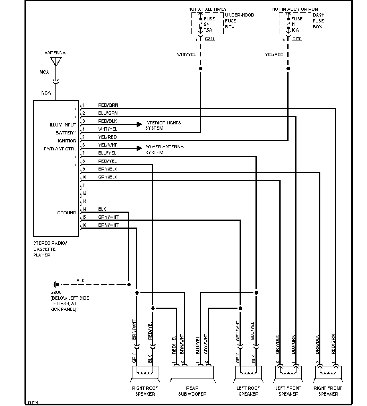 新奥拓收音机线路图