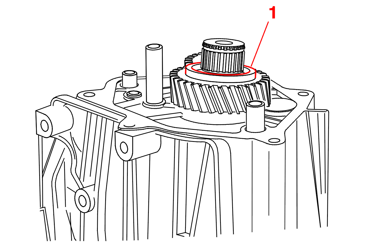 Установить на место шкив 5-я (1).