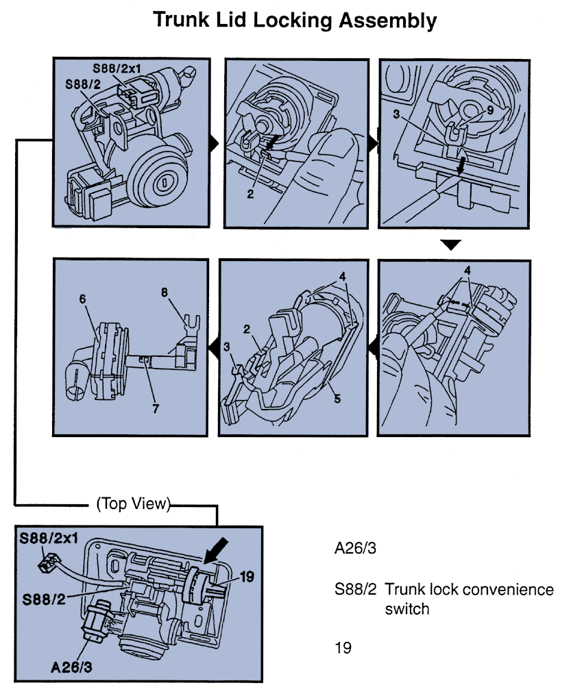 Trunk Lid Locking Assembly